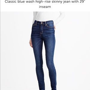 J. Crew high waist denim
